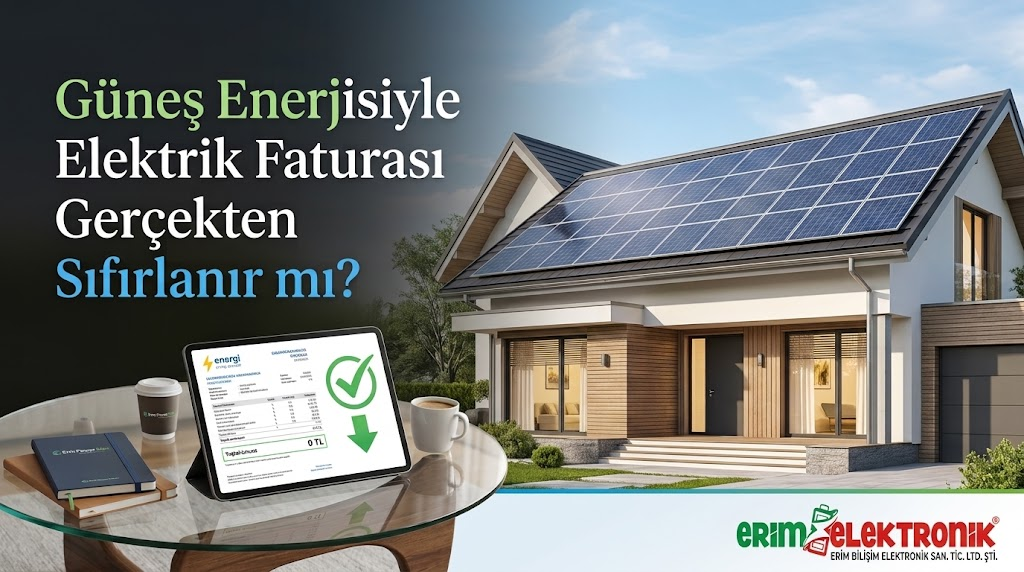Güneş Enerjisiyle Elektrik Faturası Gerçekten Sıfırlanır mı?