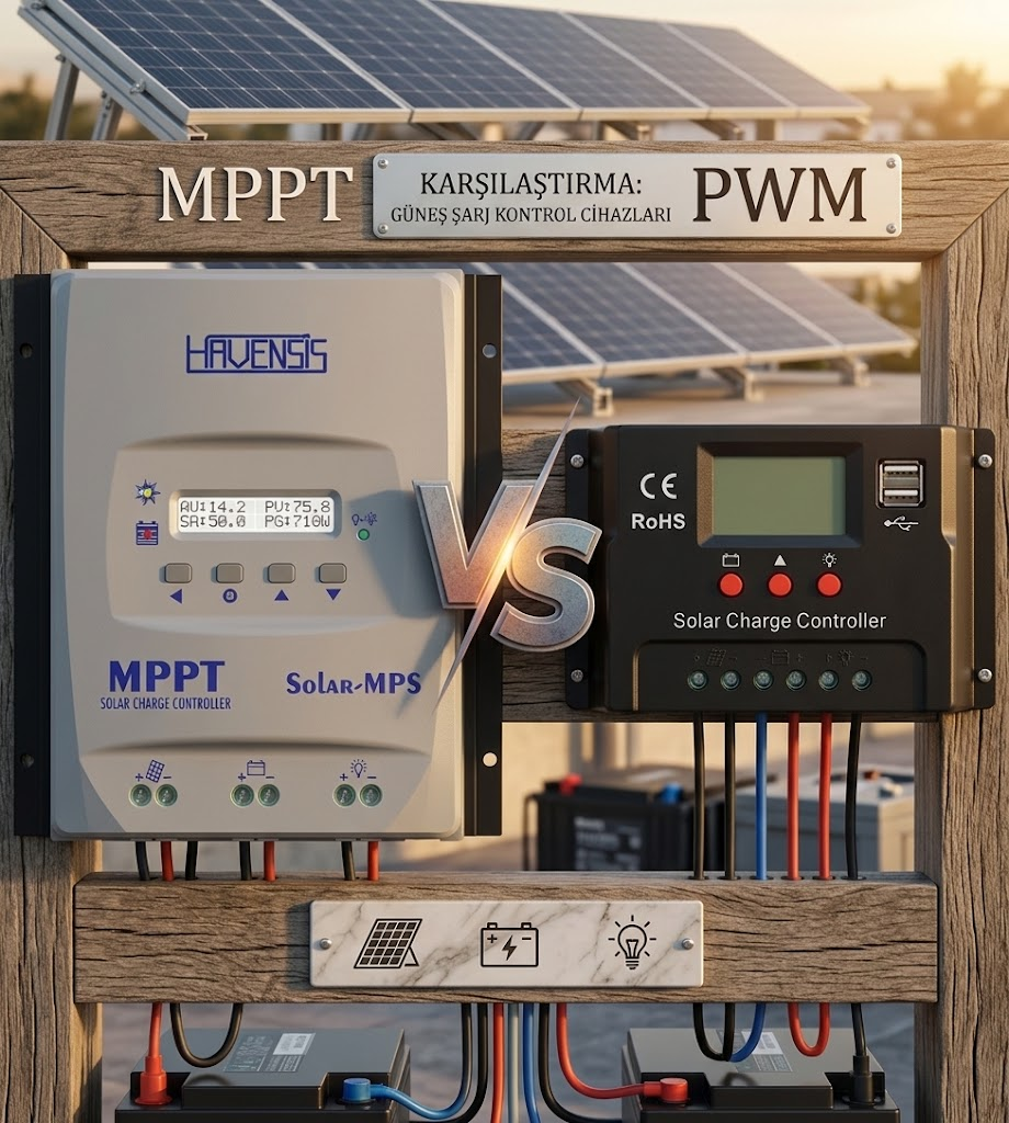 MPPT ile PWM Şarj Regülatörü Farkı