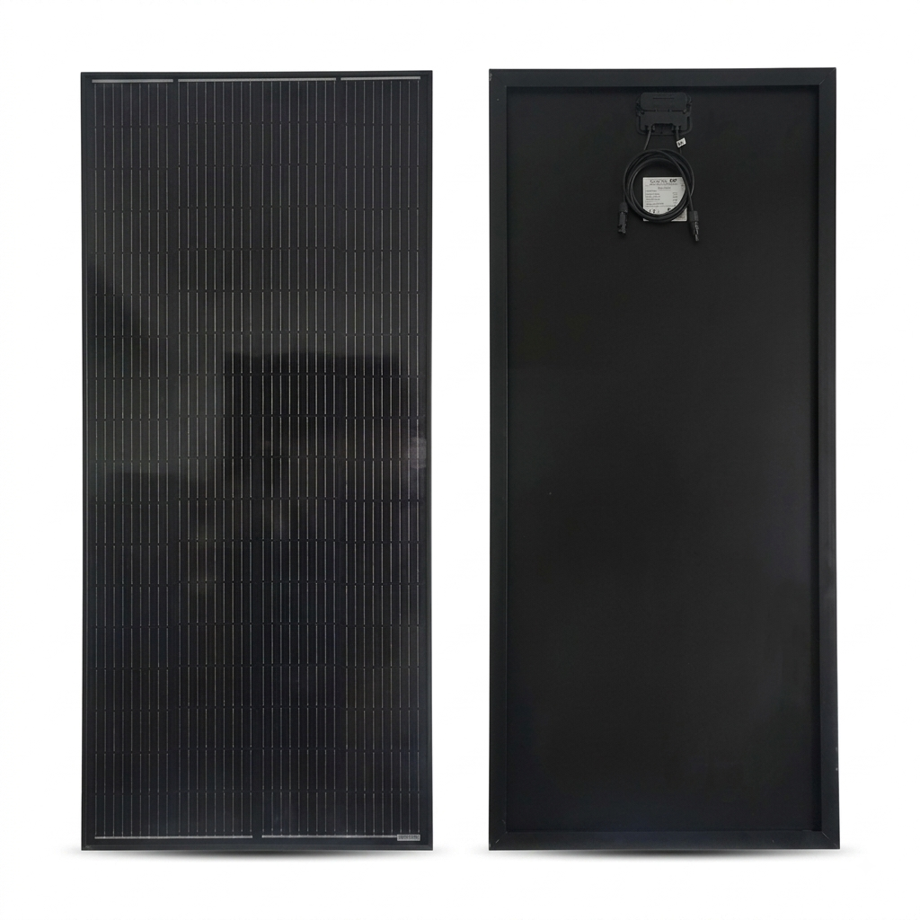 ERM POWER MAX 230W FULL BLACK HALFCUT MONOKRİSTAL GÜNEŞ PANELİ