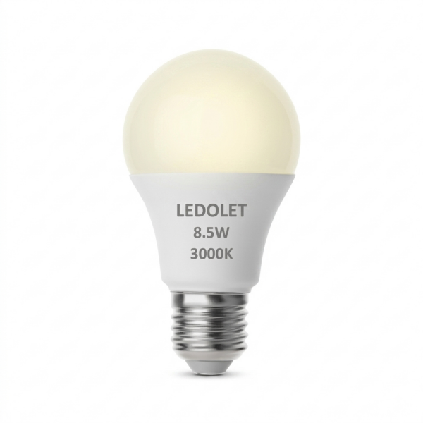 LEDOLET 8,5W SARI LED AMPUL