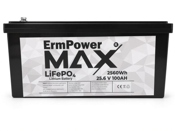ERM POWER MAX-TİTANX 25.6V255AH LİFEPO4 AKÜ