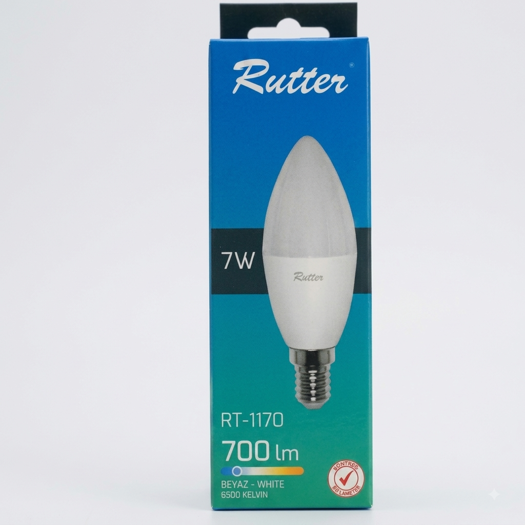 RUTTER RT-1170 7W E14 AMPUL BEYAZ
