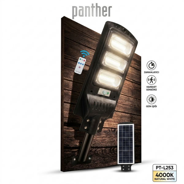 PANTHER PT-L253 SOLAR LED SOKAK LAMBASI
