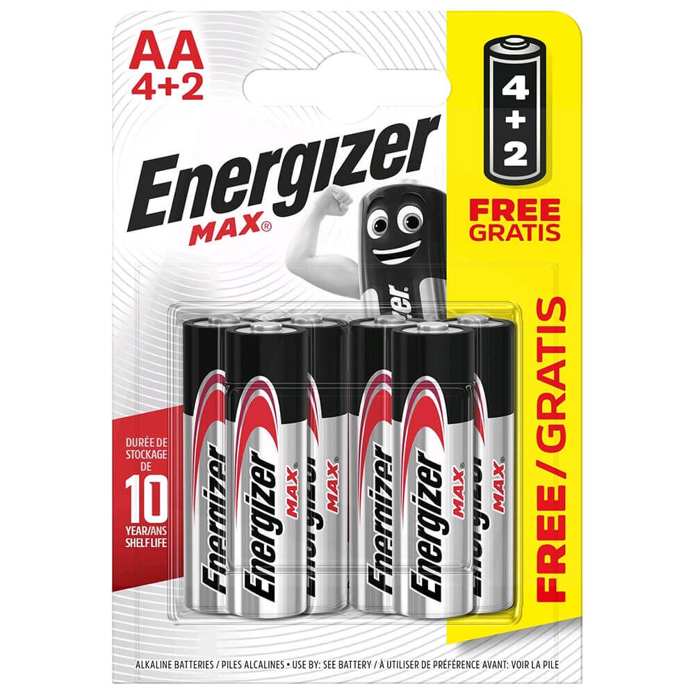 ENERGİZER MAX 4+2 AAA PİL 6LI
