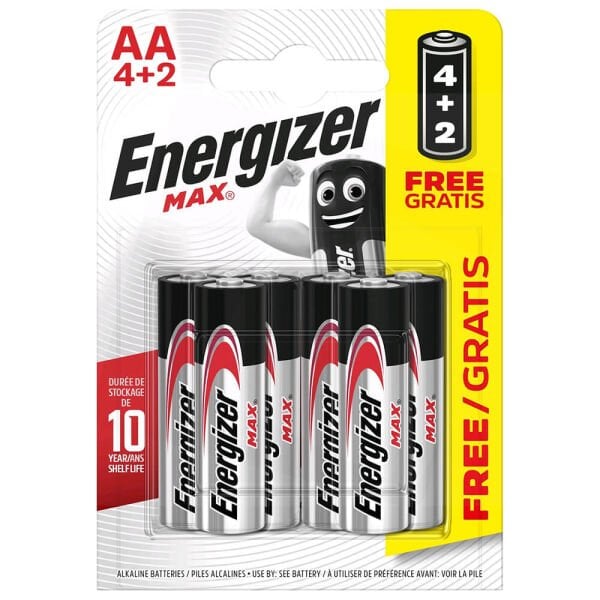 ENERGİZER MAX 4+2 AAA PİL 6LI