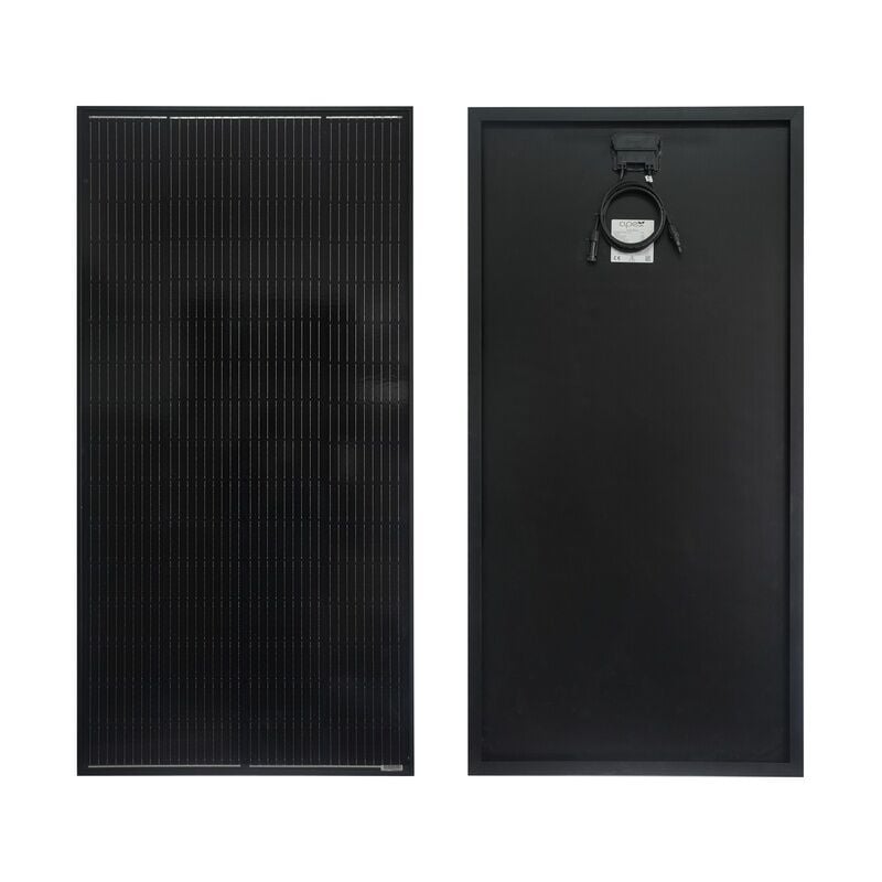 Apex 205W HalfCut Monokristal Full Black Güneş Paneli