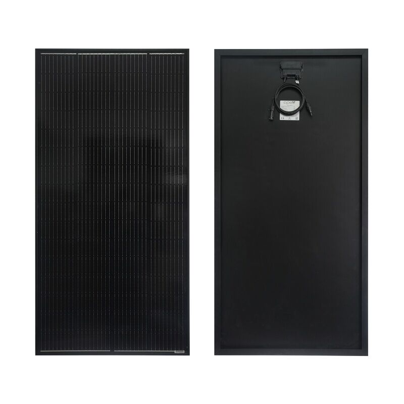 Apex 205W HalfCut Monokristal Full Black Güneş Paneli