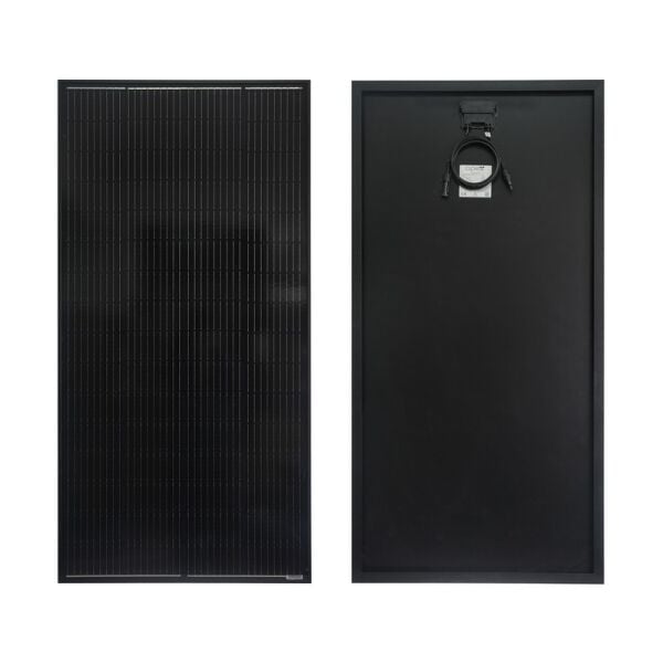 Apex 205W HalfCut Monokristal Full Black Güneş Paneli