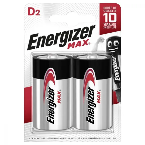 ENERGİZER MAX D 2Lİ PİL