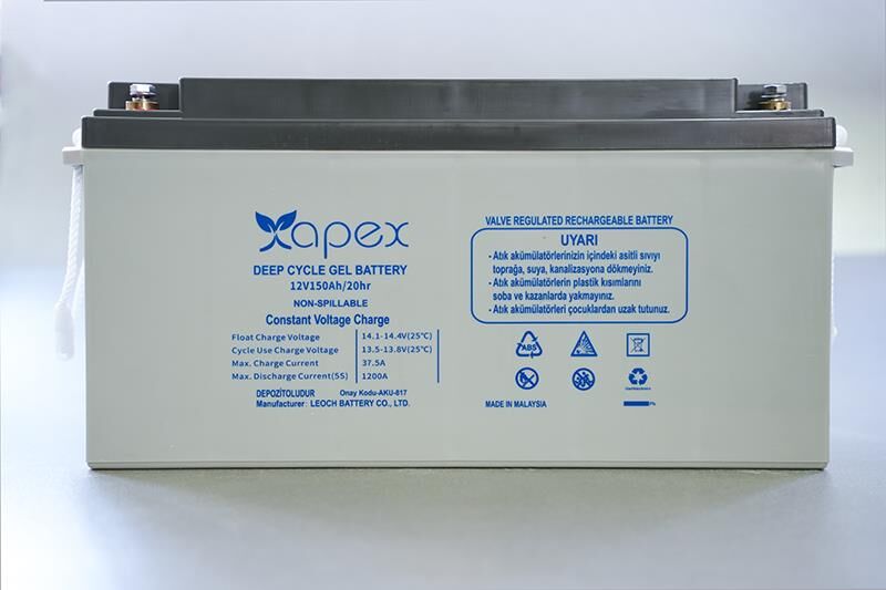 Apex 12V 150Ah Jel Akü