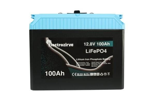 Electrozirve 12.8V 100Ah Lityum (LiFePO4) Batarya