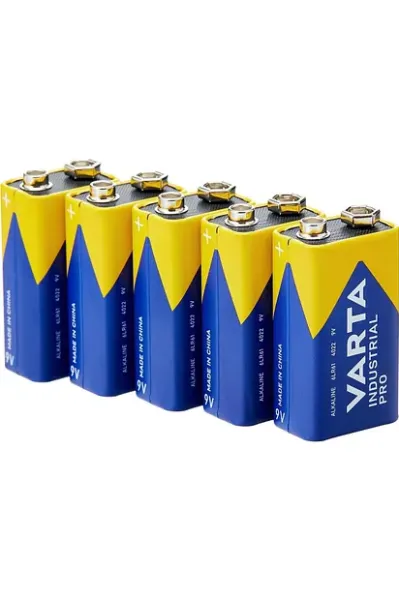 VARTA ENDÜSTRİYEL 9V PİL 20Lİ