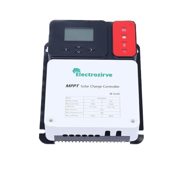 Electrozirve MA2440N15 40A Mppt Charge Controller 12/24V