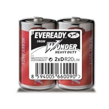 EVEREADY D PİL 2Lİ