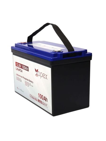 Apex 12.8V 100Ah Lityum (LiFePO4) Batarya