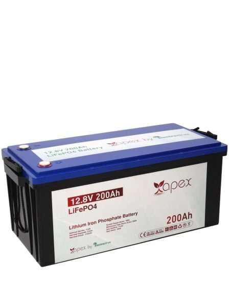 Apex 12.8V 200Ah Lityum (LiFePO4) Batarya