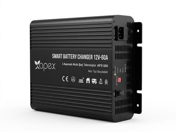 APEX 12V60A  SMART AKÜ ŞARJ CİHAZI APEX1260