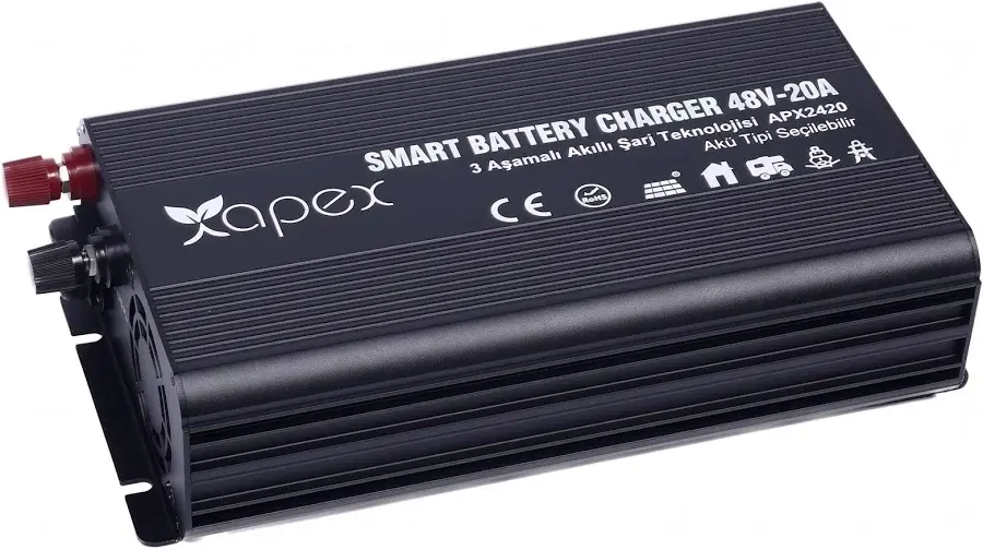 APEX 48V20A SMART AKÜ ŞARJ CİHAZI APX4820