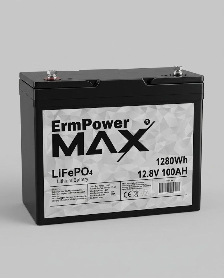 ERM POWER MAX 12.8V100AH LİFEPO4 AKÜ