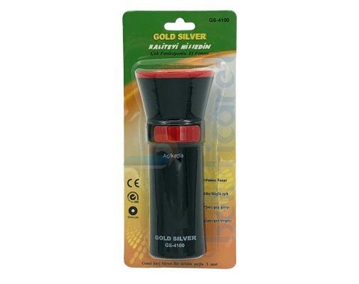 GOLD SİLVER GS-4100 METAL ŞARJLI FENER 15W
