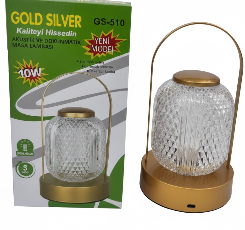 GOLD SİLVER GS-510 DEKORATİF MASA LAMBASI