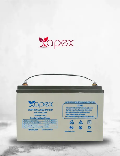 12V100AH APEX JEL AKÜ