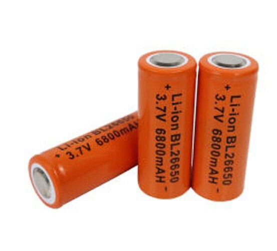 Lİ-ON 26650 3,7V 6800 MAH PİL