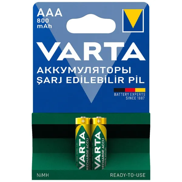 VARTA 800MAH AAA ŞARJLI 2Lİ PİL