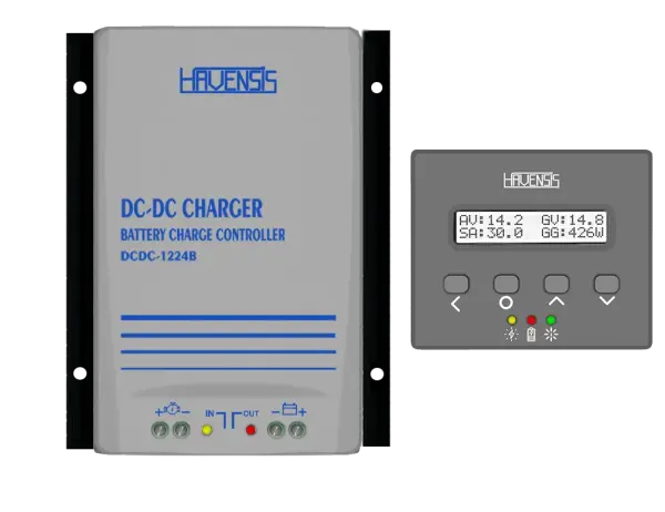 HAVENSİS 40A DC-DC Bİ DİRECTİON AKÜ ŞARJ KONTROL+EKRAN