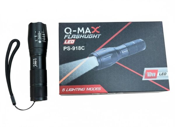 Q-MAX PS-918C 10W FLASHLİGHT EL FENERİ