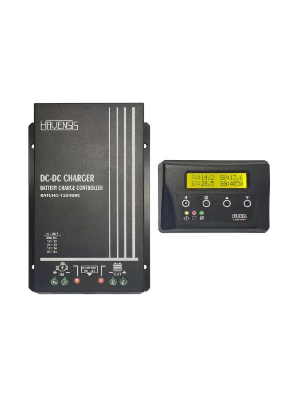 HAVENSİS 30A DC-DC Bİ DİRECTİON AKÜ ŞARJ KONTROL+EKRAN