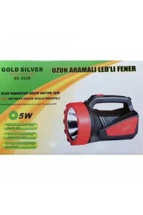 GOLD SİLVER GS-2630 5W EL FENERİ