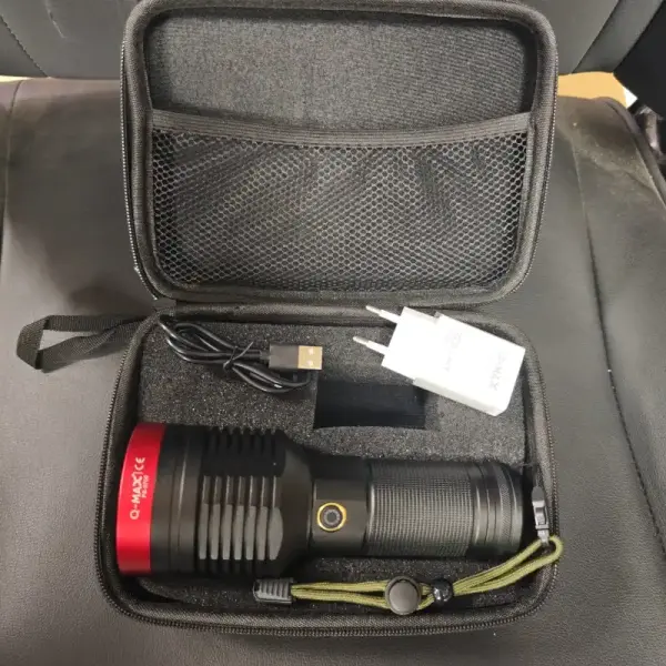 Q-MAX PS-3700 ŞARJLI PROFESYONEL AVCI EL FENERİ