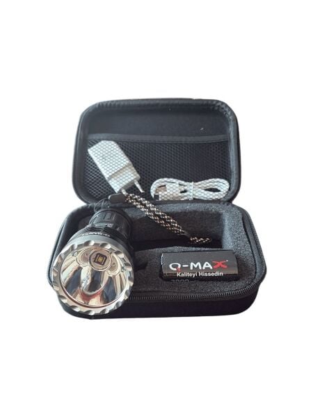Q-MAX PS-3600 ŞARJLI PROFESYONEL AVCI EL FENERİ