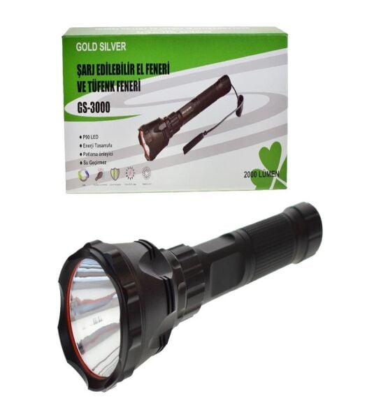 GOLD SİLVER GS-3000 EL VE TÜFEK FENERİ