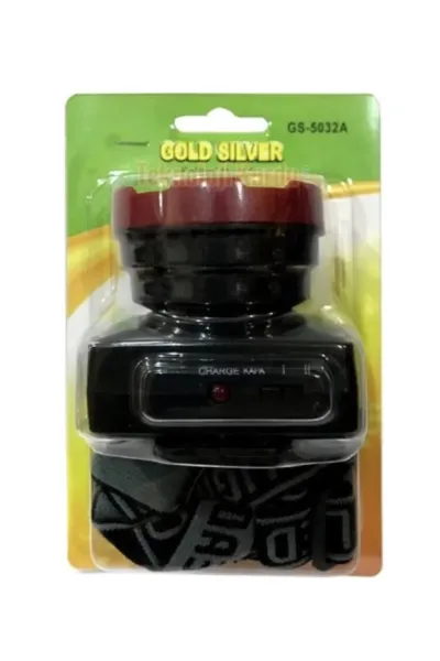 GOLD SİLVER GS-5032A ŞARJ EDİLEBİLİR KAFA FENERİ