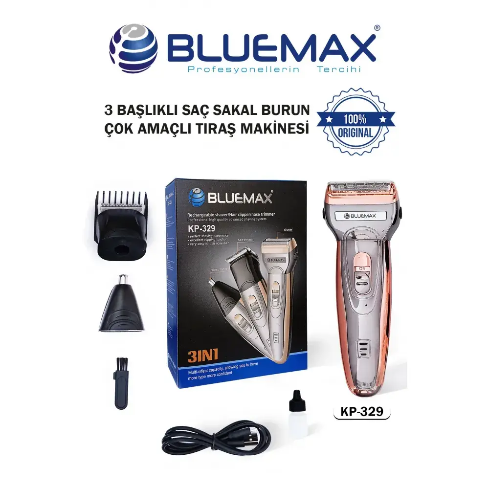 BLUEMAX KP-329 SAÇ SAKAL BURUN MAKİNESİ