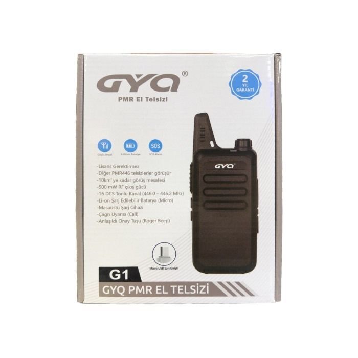 GYQ-G1 PMR EL TELSİZİ