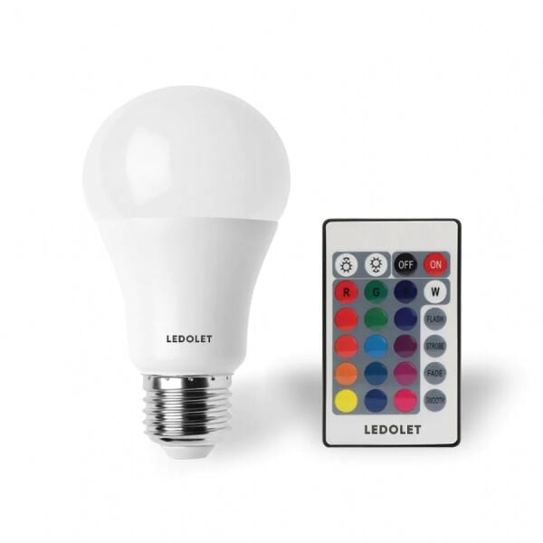 LEDOLET RGB 9W KUMANDALI LED AMPUL