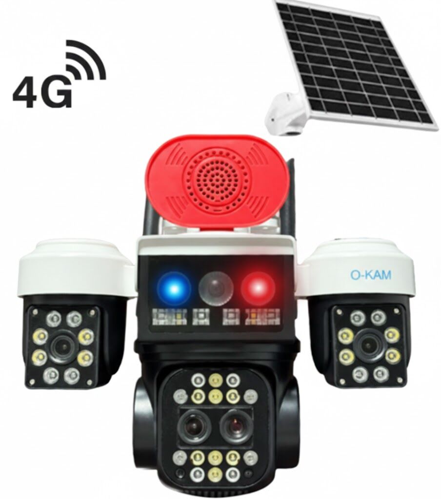 O-KAM 5051 3LENS 10X OPTİK ZOOM 4G SOLAR KAMERA