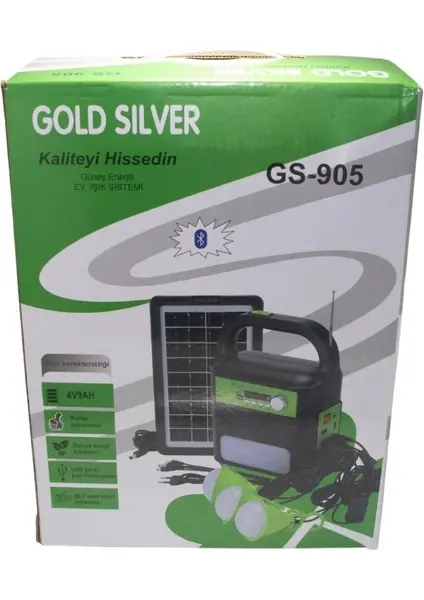 GOLD SİLVER GS-905-904 GÜNEŞ PANELLİ SET