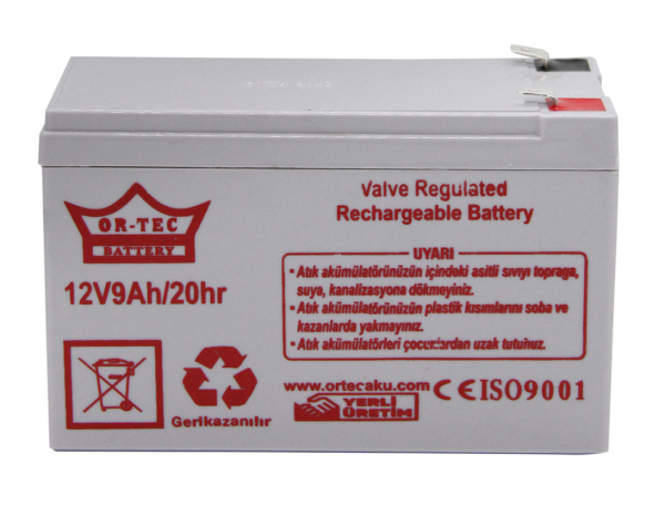 OR-TEC 12V9AH AKÜ