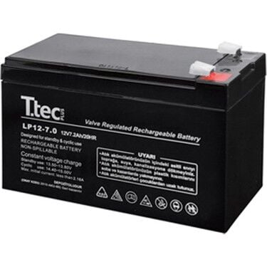 TTEC 12V7AH BASE BAKIMSIZ KURU TİP AKÜ