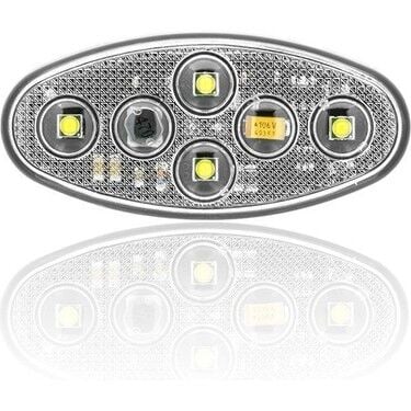 SAN-SBE-24W6 BASAMAK AYDINLATMASI 24V6LED ELİPS BEYAZ