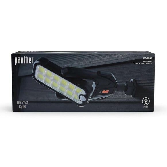 PANTHER PT-2996 SOLAR LED DUVAR LAMBASI