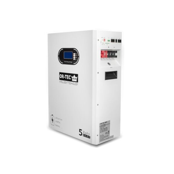 Ortec Solar 5 kWh 51.2 V 100 Ah Truva Serisi LiFePO4 Batarya