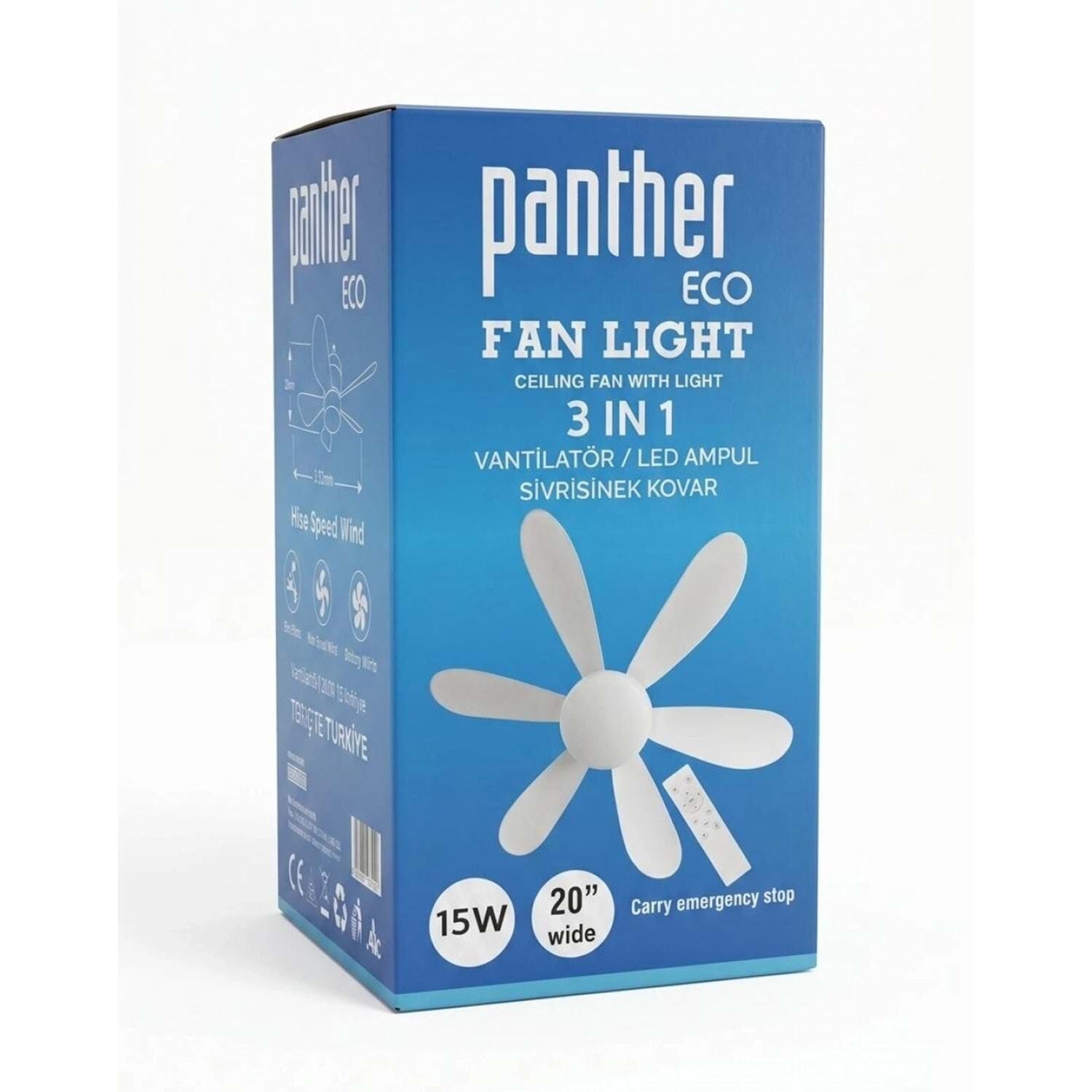 PANTHER ECO 3İN1 20INCH FAN LIGHT