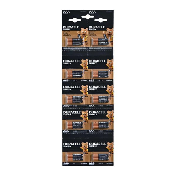 DURACELL AAA ALKALİN KARTELA PİL 2Lİ