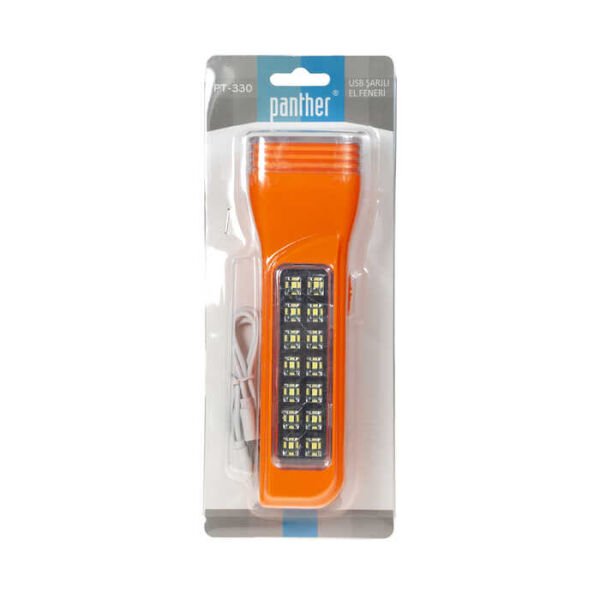 PANTHER PT-330 USB ŞARJLI EL FENERİ