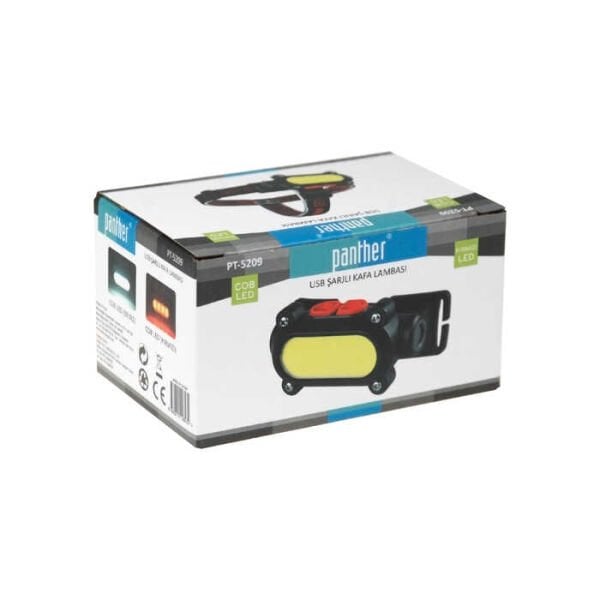Panther PT-5209 Usb Şarjlı Kafa Lambası